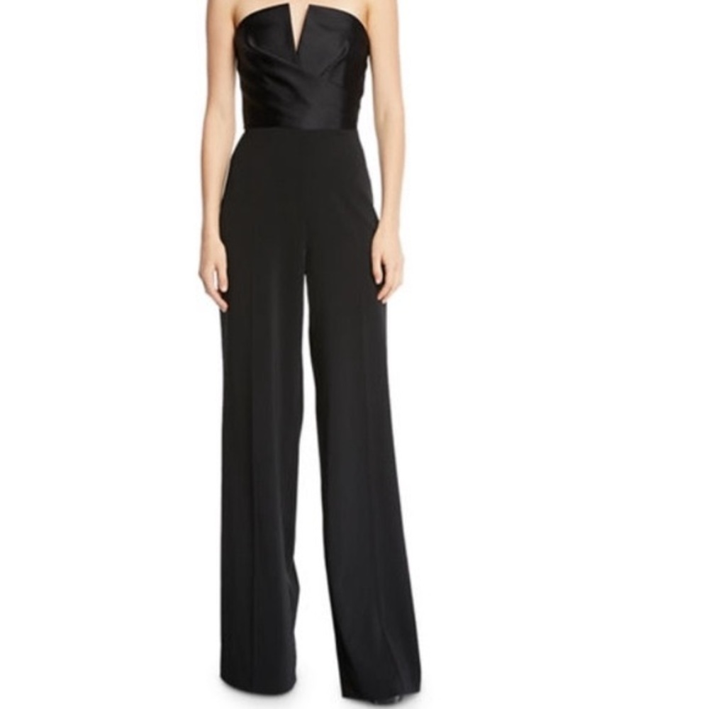 JAYGODFREY Black Jumpsuit with Silk Bodice